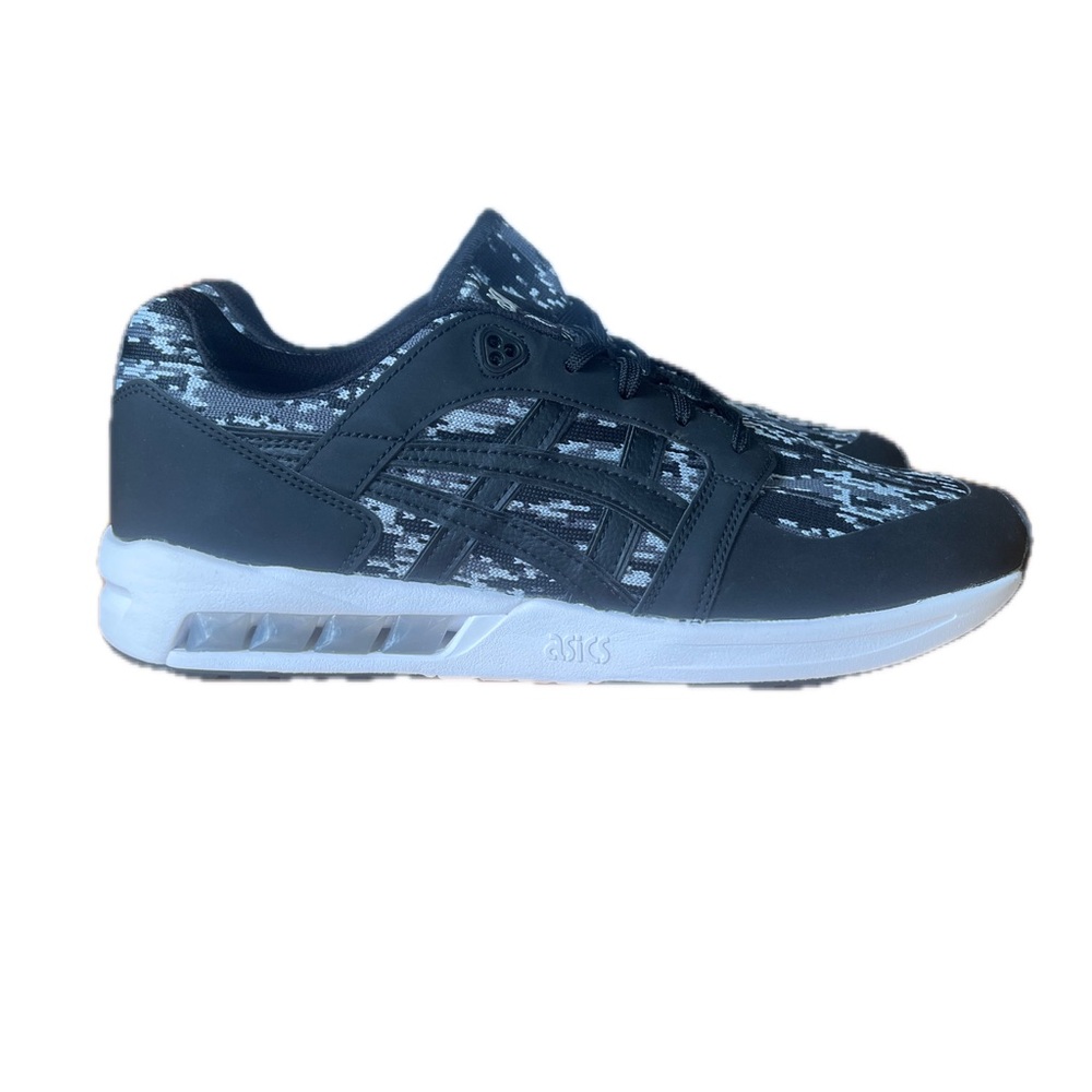 Asics Black and White Athletic Shoes - Picture 5 of 10